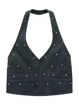 Топ Pull&Bear, морской синий