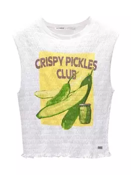 Топ Pull&Bear, серый