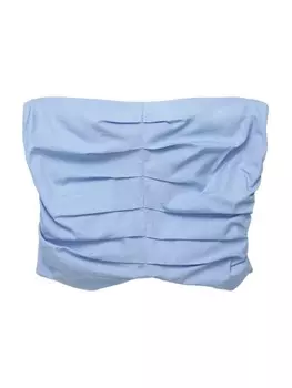 Топ Pull&Bear, светло-синий