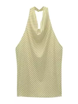 Топ Pull&Bear, светло-зеленый