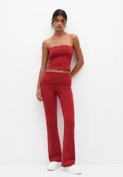 Топ PULL&BEAR, темно-красный