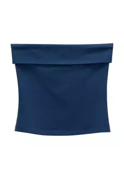 Топ PULL&BEAR, темно-синий