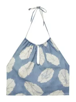 Топ Pull&Bear, темно-синий