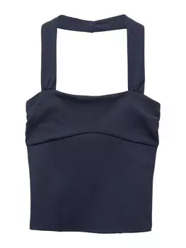 Топ Pull&Bear, темно-синий