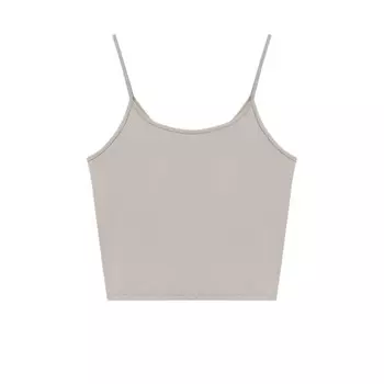 Топ Pull&Bear Thin Straps, бежевый
