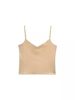 Топ Pull&Bear Top, светло-желтый