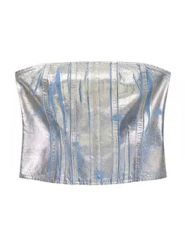 Топ Pull&Bear, золотой