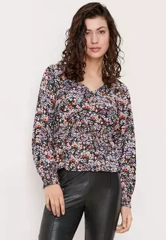 Топ QS by s.Oliver с принтом, мультиколор