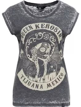 Топ Queen Kerosin Top, черный