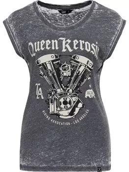 Топ Queen Kerosin Top, черный