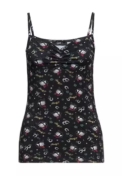 Топ Queen Queen Howdy, черный