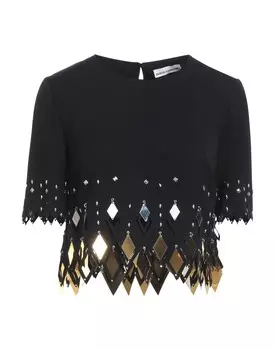 Топ Rabanne, черный