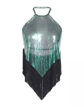 Топ Rabanne, зеленый