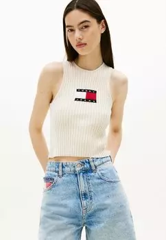 Топ RACER TANK Tommy Jeans, белый