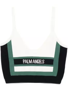 Топ Racing без рукавов Palm Angels, синий