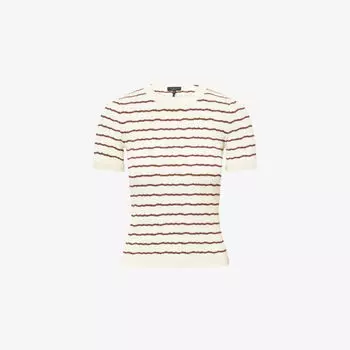 Топ Rag & Bone Chiara в рубчик, белый