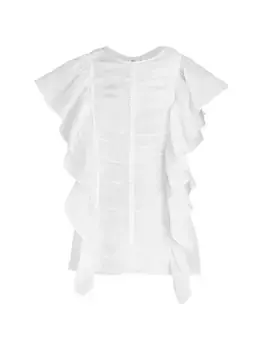 Топ Ramie с вуалем Chlo, белый