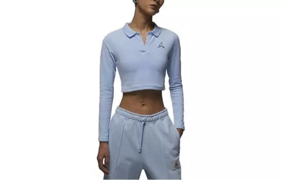 Топ ранняя весна американская спортивная девушка codi Air Jordan, синий