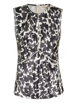 Топ Raven с цветочным принтом Ulla Johnson, черный