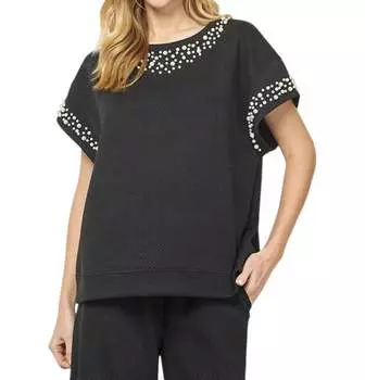 Топ Ready To Romance черного цвета SEE AND BE SEEN