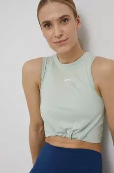 Топ Reebok, зеленый