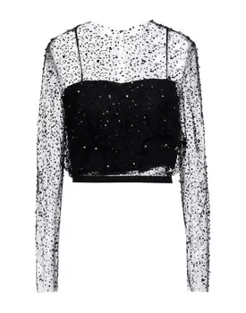 Топ Reem Acra, черный