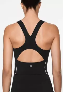 Топ REFLECTIVE STRAP COMPRESSIVE OYSHO, черный