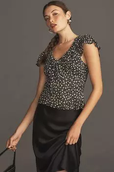 Топ Reformation Britta, черный