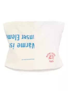 Топ Regenerated Tote Bags Marine Serre, нейтральный
