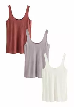 Топ REGULAR FIT - 3 PACK Next, фиолетовый