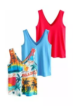 Топ REGULAR FIT 3 PACK Next, фуксия