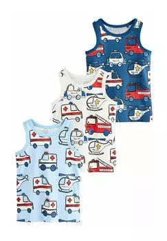 Топ REGULAR FIT 3 PACK Next, красный