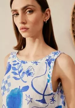 Топ Regular Fit Next, синий