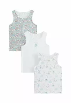 Топ REGULAR FIT - PRINTED 3 PACK Next, белый