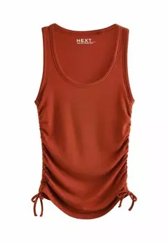 Топ REGULAR FIT - RUCHED Next, коричневый