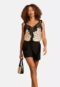 Топ REGULAR FIT - RUFFLE DETAIL - Blouse Love & Roses, белый