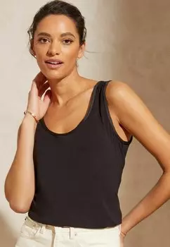 Топ REGULAR FIT - SCOOP NECK Love & Roses, черный