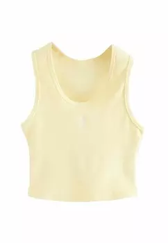 Топ REGULAR FIT - SCOOP NECK Self., желтый