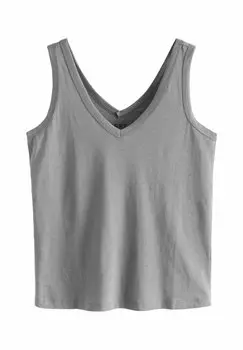 Топ REGULAR FIT SLOUCH Next, серый