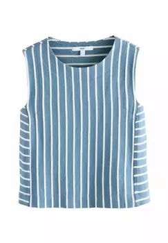 Топ REGULAR FIT - STRIPED TANK Next, синий