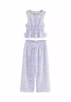 Топ REGULAR FIT WIDE LEG SET Next, сиреневый