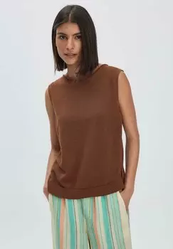 Топ REGULAR hessnatur, коричневый