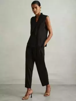 Топ Reiss Wren Tux, черный