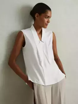 Топ Reiss Wren Tux, слоновая кость