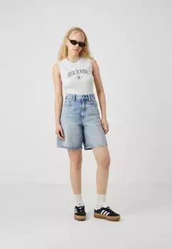 Топ RETRO LOGO CREW TANK Abercrombie & Fitch, серый