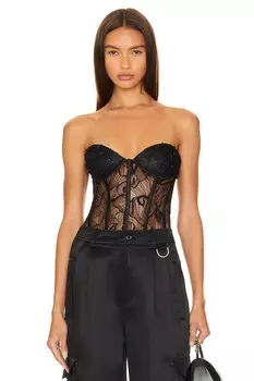 Топ retrofete Hailey, черный