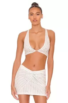 Топ retrofete Magda, белый