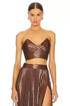 Топ retrofete Sophia, цвет Chocolate