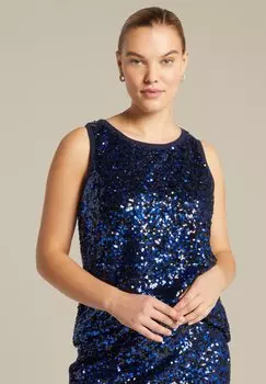 Топ RICAMATO Elena Mir, синий
