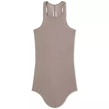 Топ Rick Owens Basic Rib, серо-бежевый